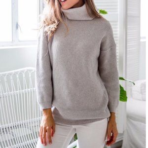 Turtleneck Long Sweater